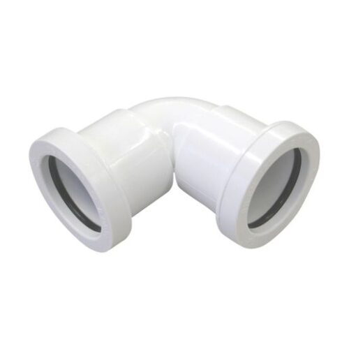 Wavin Osma 90 Degree Knuckle Bend White
