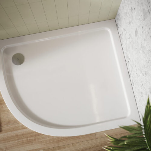 Shires Offset Quad Shower Tray LH