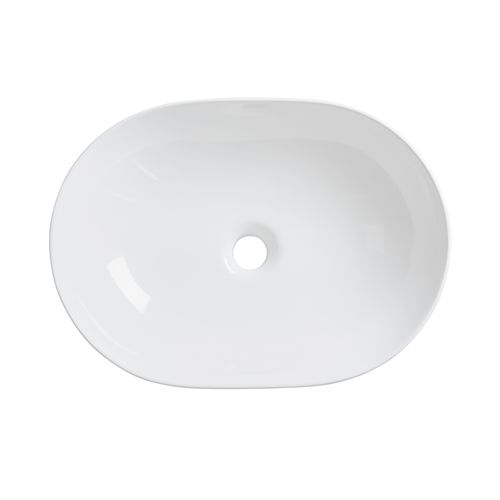 Imari-Basin-DC12051 White imari pill countertop ceramic basin