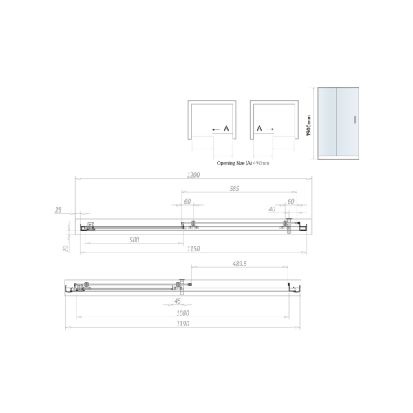 S6-BLKGLASS015_LINEDRAWING_001-2048x2048 Black Sliding Door