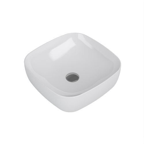 White seto countertop basin ceramic square basin