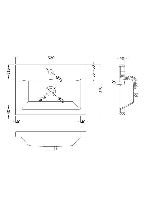 cbm312_ceramics_v4_ld White Arno Compact Ceramic Basin 1 Tap Hole