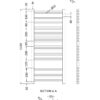 Chrome Straight Ladder Rail