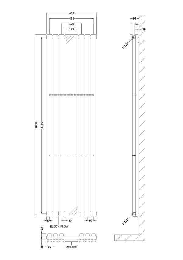 hla79_heating_v4_ld Double Panel Anthracite Mirror