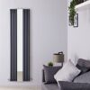 Double Panel Anthracite Mirror