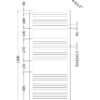 Chrome Square Ladder Rail