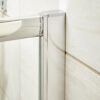 Pacific Corner Entry Enclosure Glass- Chrome