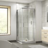 Pacific Corner Entry Enclosure Glass- Chrome