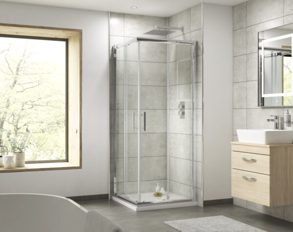 paccorner_enclosures_v3_ls_nruv-dw Pacific Corner Entry Enclosure Glass- Chrome
