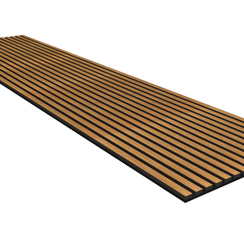 Wood Slat Acoustic Wall Panels- Natural Oak