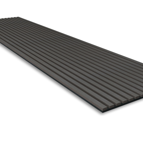 Wood Slat Acoustic Wall Panels- Grey Oak